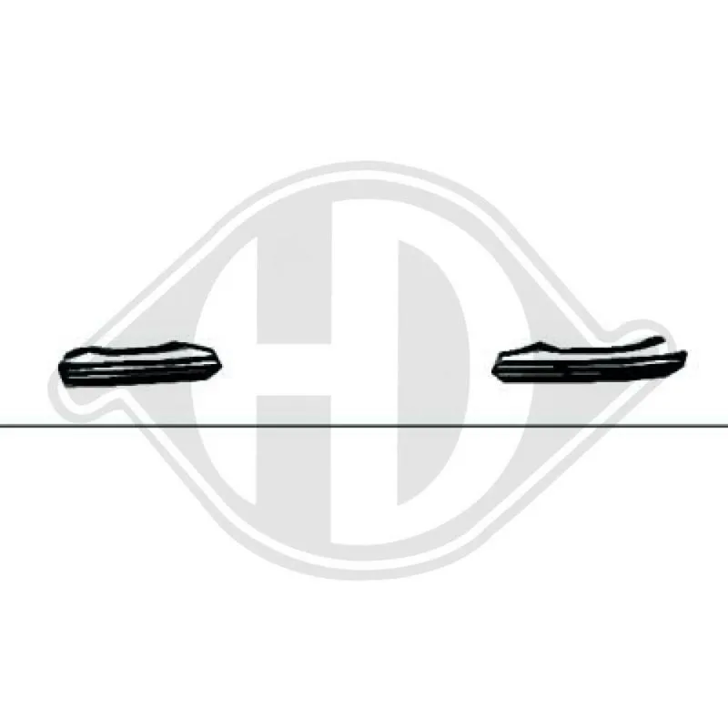 DIEDERICHS 6613042 Listón embellecedor/protector, panal de radiador