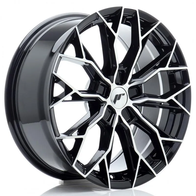 LLANTA JR Wheels JR49 18x8 ET20-42 5H BLANK Gloss Black Machined Face
