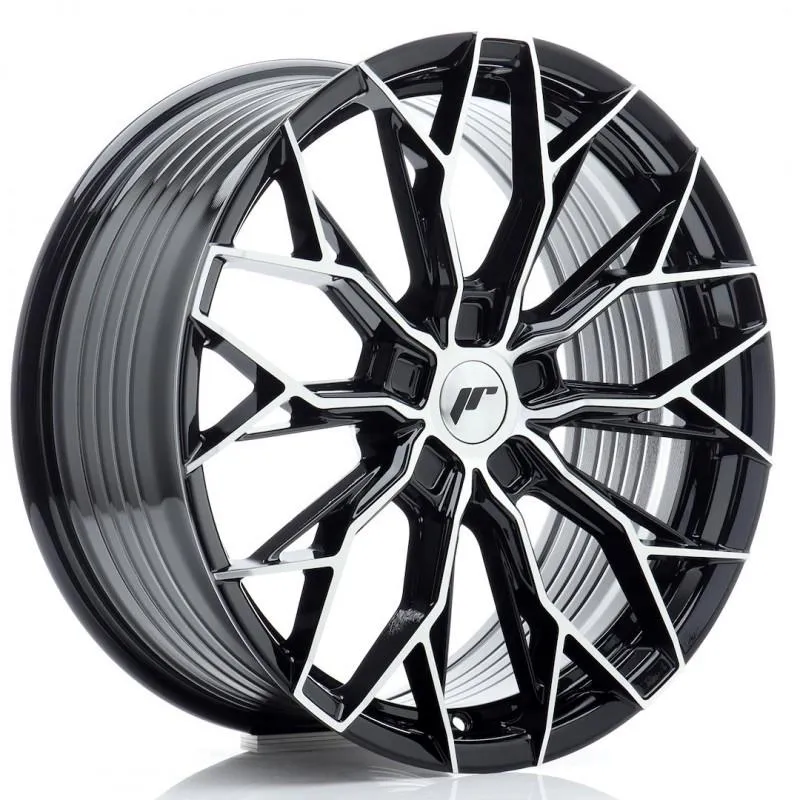 LLANTA JR Wheels JR49 19x8 ET20-40 5H BLANK Gloss Black Machined Face