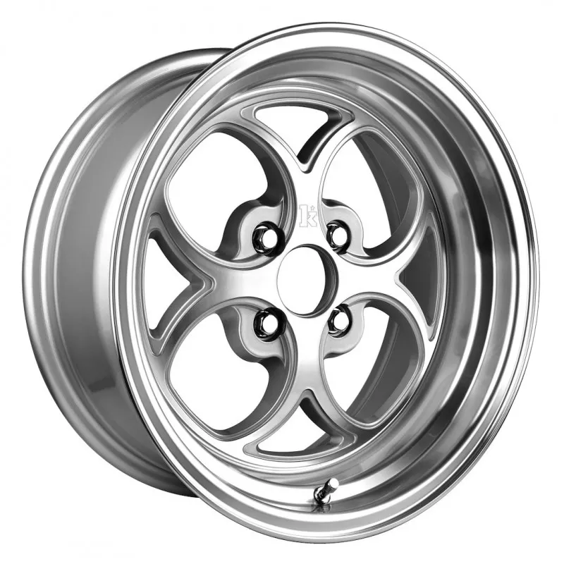 LLANTA Klutch Wheels Klutch SL2 16x8 ET10 4x100 Silver Machined Face