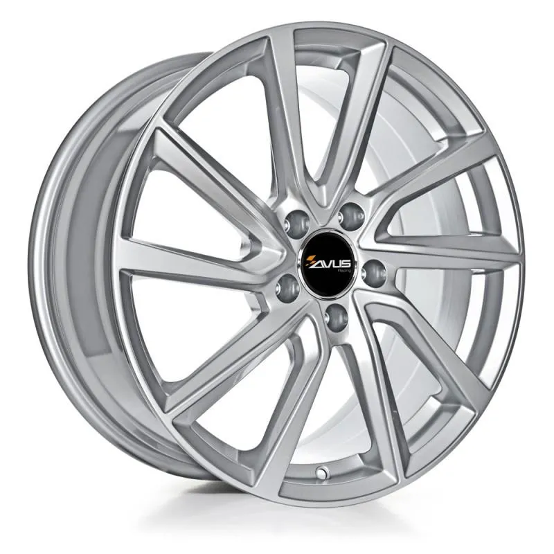Llanta avus ac-518 rd1 7x17 4x100 et37 60.1 hyper silver