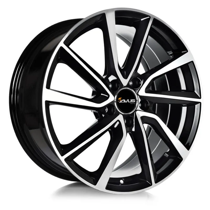 Llanta avus ac-518 rd1 8x18 5x112 et40 57.1 black polished