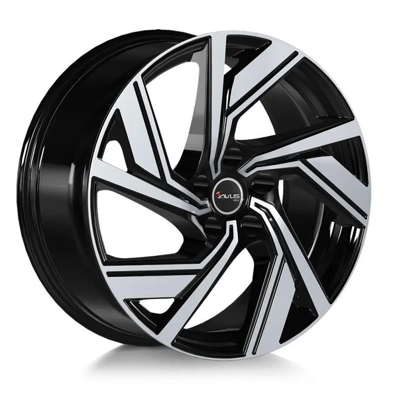 Llanta avus ac-521 8.5x20 5x112 et39,5 57.1 black polished