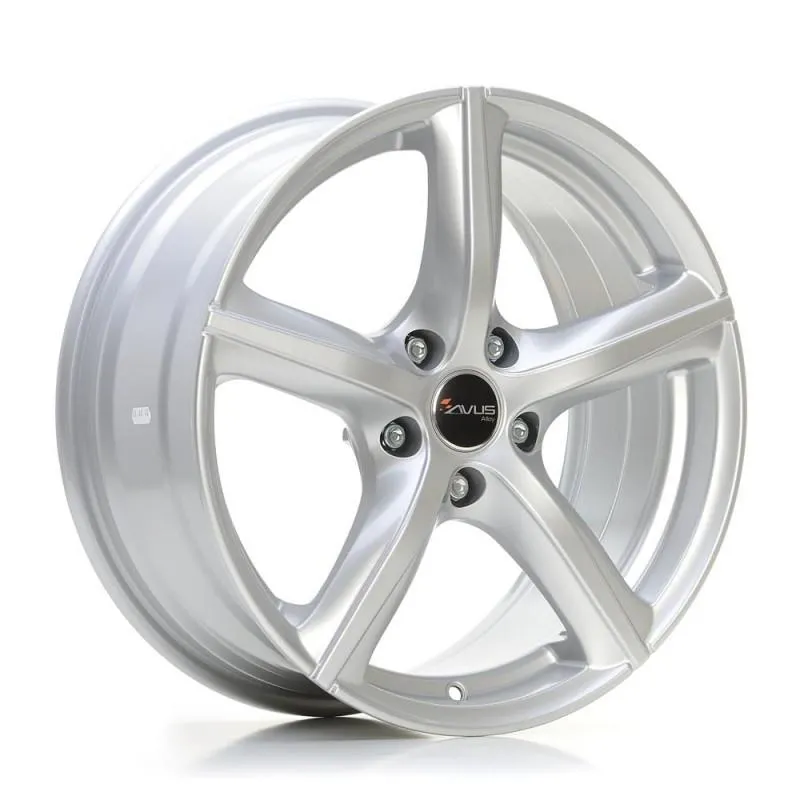 Llanta avus af8 6.5x15 5x108 et42 73.1 hyper silver