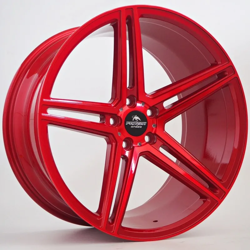 Llanta forzza bosan 10.5x20 5x112 et37 66.45 candy red