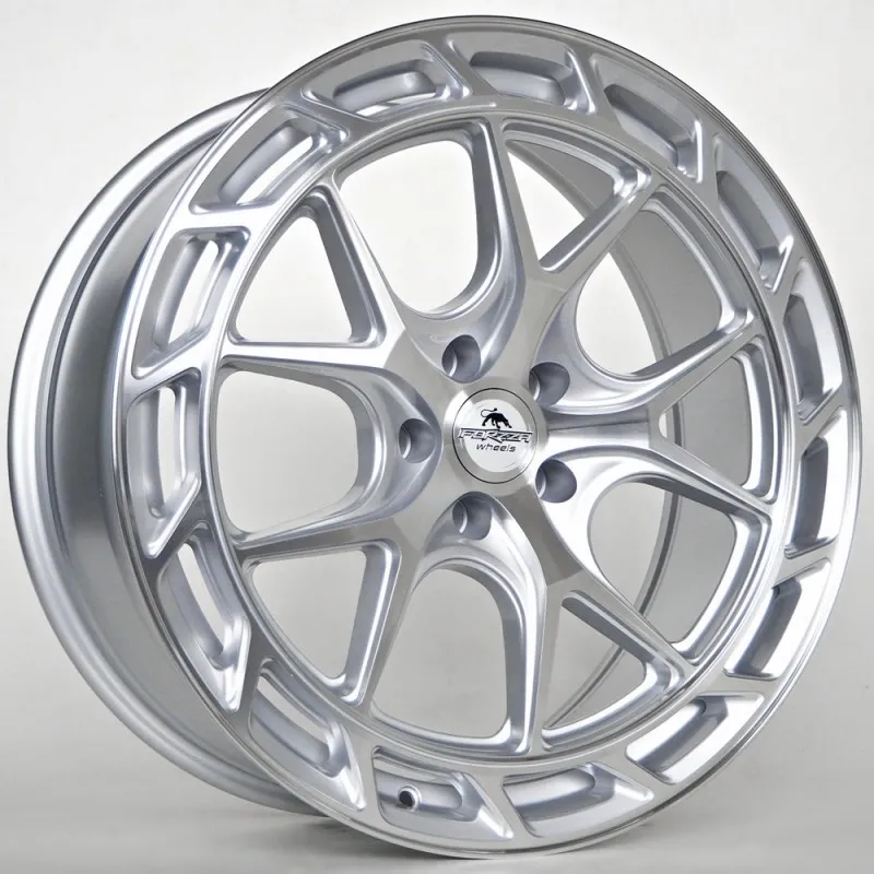 Llanta forzza saturn 8.5x19 5x120 et32 72.56 silver face machined