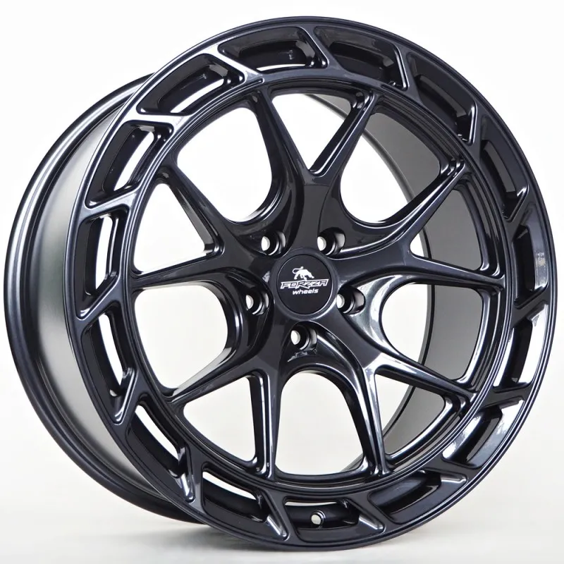 Llanta forzza saturn 9.5x19 5x120 et38 72.56 black magic