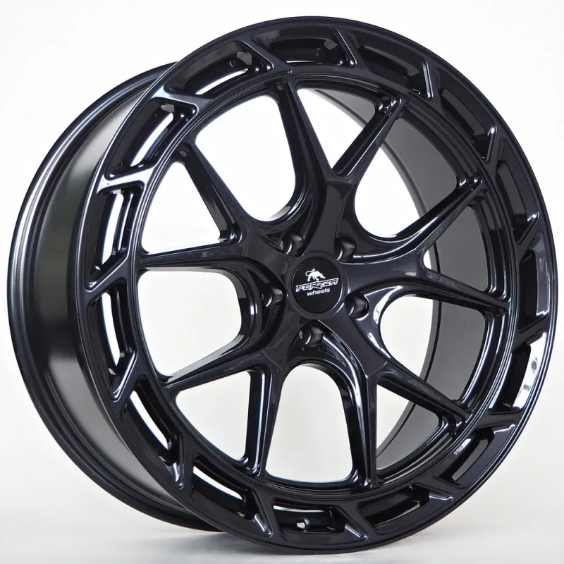 Llanta forzza saturn 9.5x22 5x112 et37 66.56 black magic