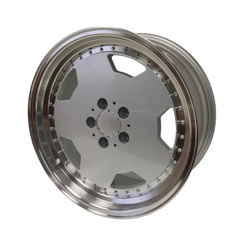 JWHEELS Llanta jw107 8x18 5x112 et25 66.6 silver lip polished